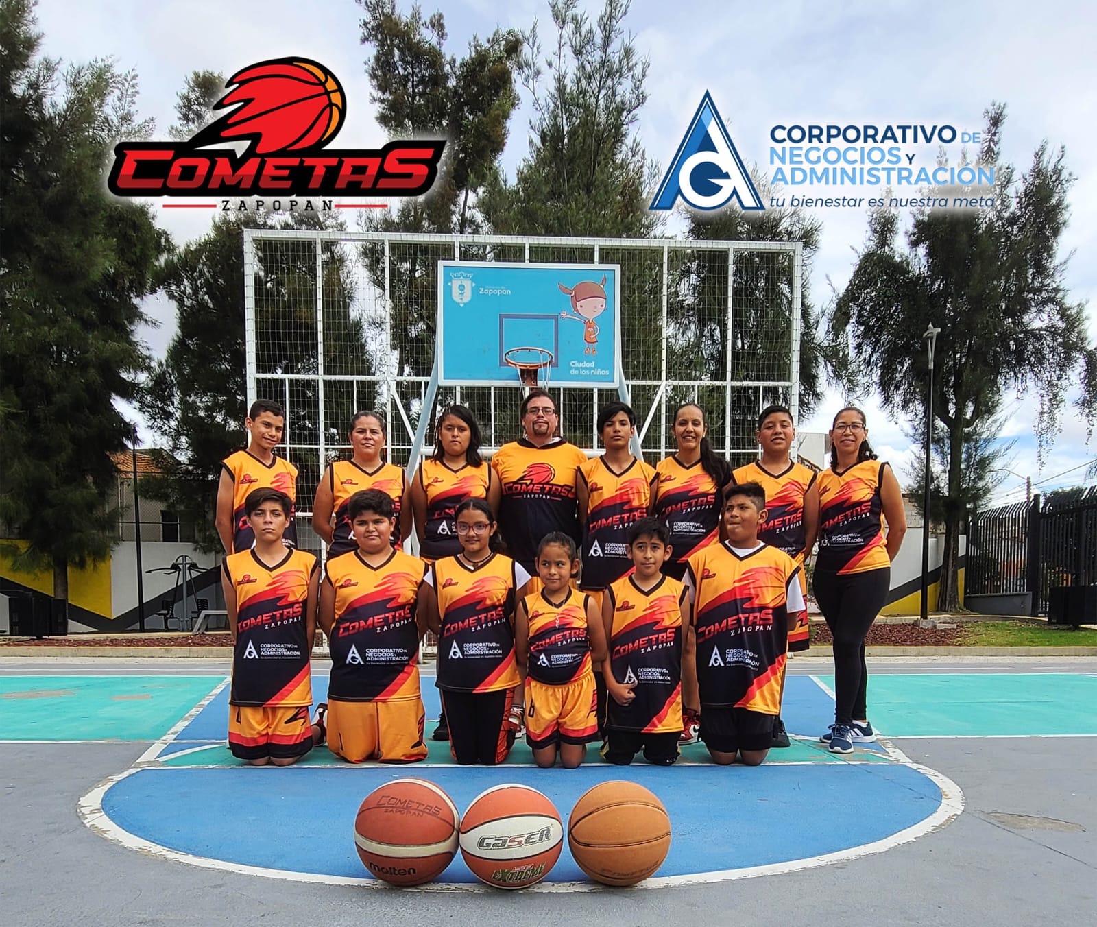 Equipo de basquetbol - Cometas Zapopan